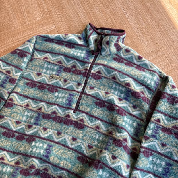 90s Columbia Aztec 플리스