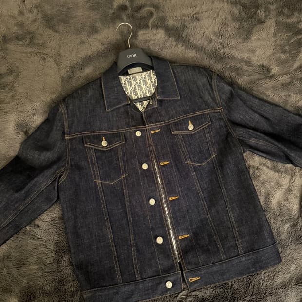 디올 오블리크 데님 자켓 52사이즈