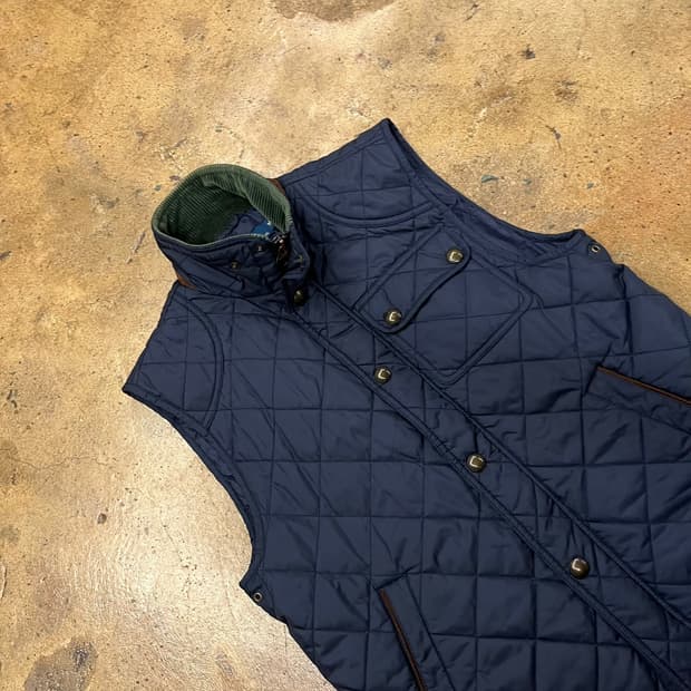 [정품/M] 폴로 랄프로렌 네이비 퀼팅 조끼 b18