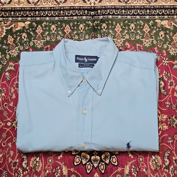 PoloRalph Lauren Solid Shirt  Light Blue