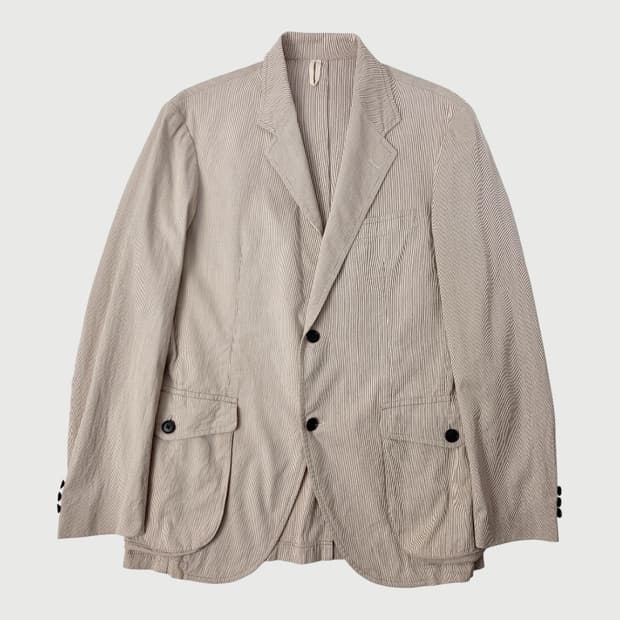 [5C/정품] Ring jacket blue label 린넨 블레이저