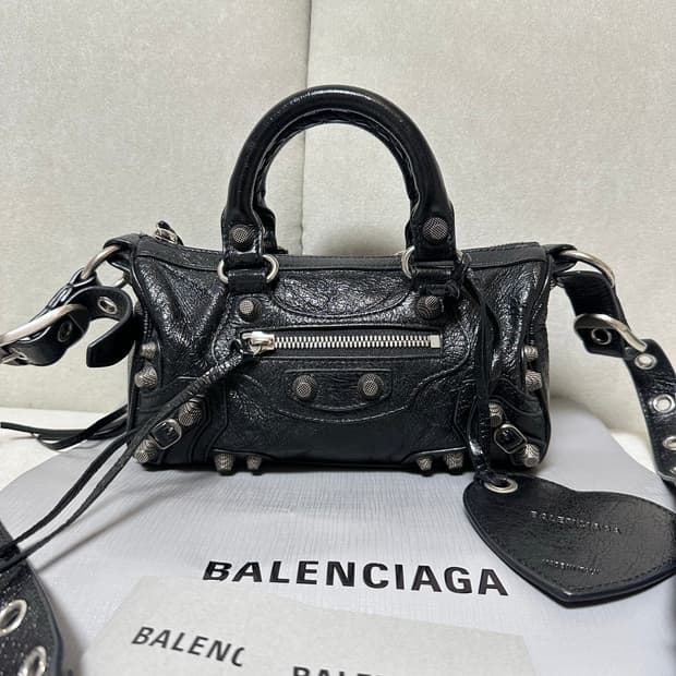 [A+ 정품] 발렌시아가 르카골 더플백 미니 블랙