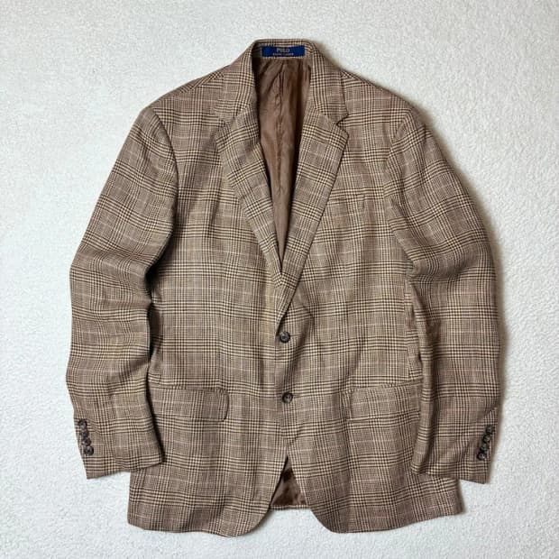 폴로 랄프로렌 하운드투스 린넨 울 블레이저 자켓 PN6522