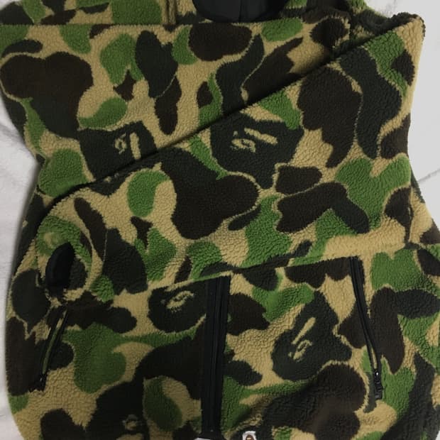 베이프 ABC 카모 보아 립스탑 리버서블 자켓