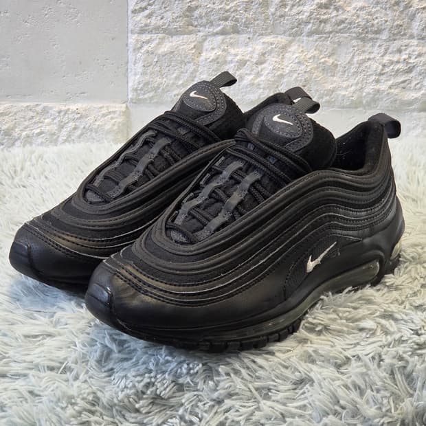 6q-10:나이키 에어맥스 97 블랙 (23cm)