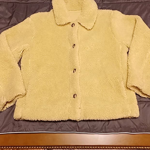 유니클로 뽀글이자켓 M 여성66 가슴55 기장61