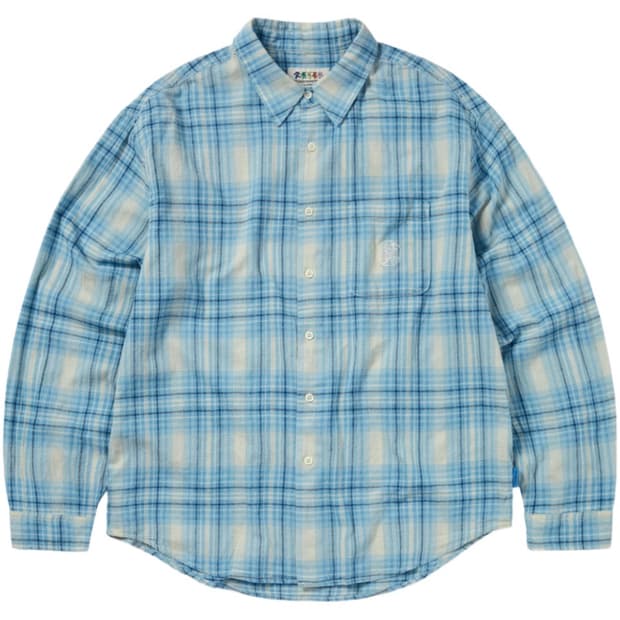 디네댓xGD 체크 셔츠 L