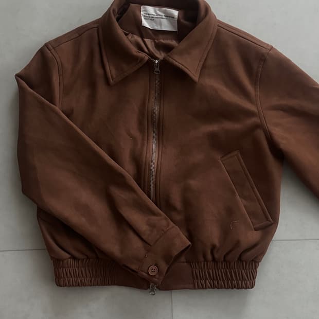 무신사 스웨이드집업