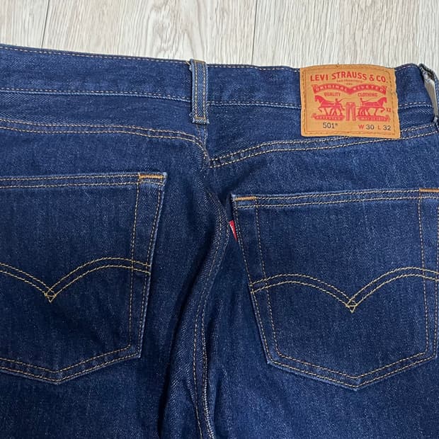 리바이스 501 오리지널 리지드 진 30