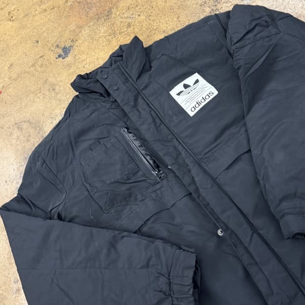[정품/M] 아디다스 파이어버드 패디드 블랙 자켓 b18