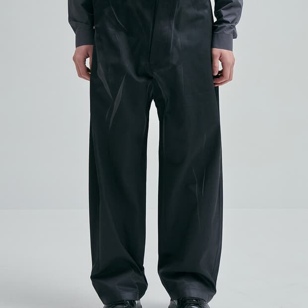 Impressed Pants /grey black M 사이즈