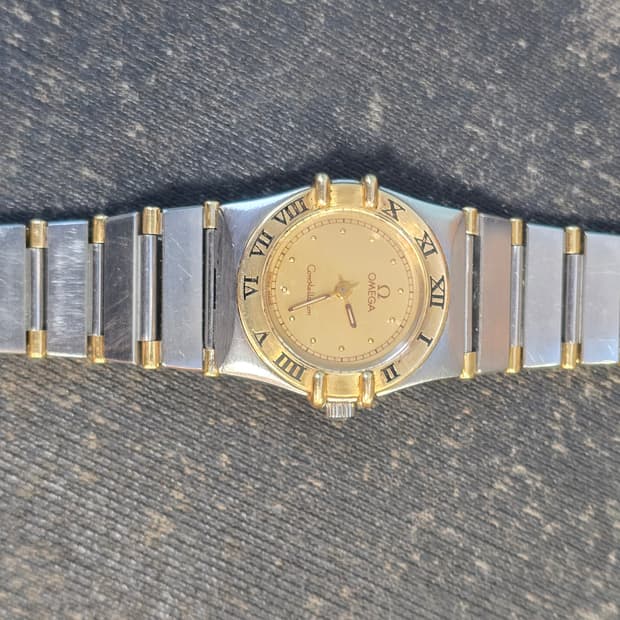 오메가 컨스틸레이션 18K콤비