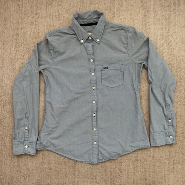 Abercrombie & Fitch 여성 체크 셔츠 M