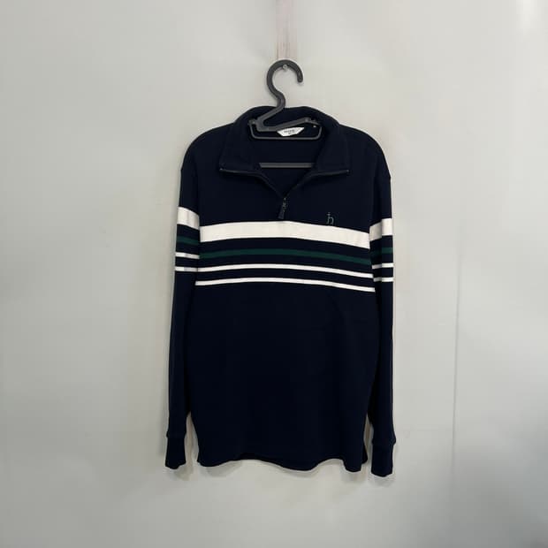 헤지스 2023 남성 니트 반집업 95