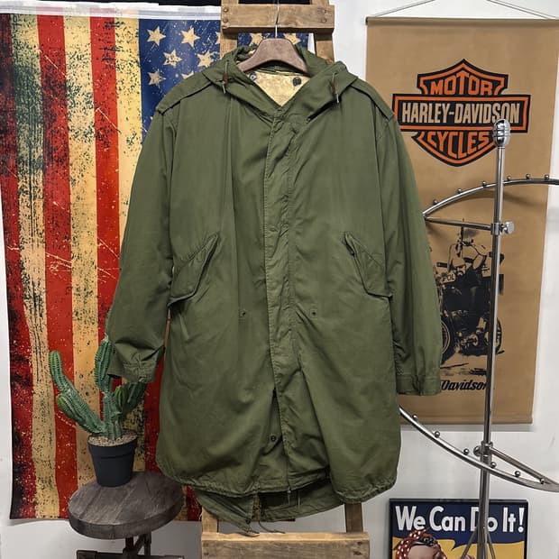 50s 오리지널 U.S. ARMY M-51 파카 양털안감 라이너 N434