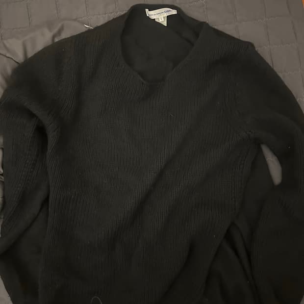 꼼데가르송 셔츠 니트