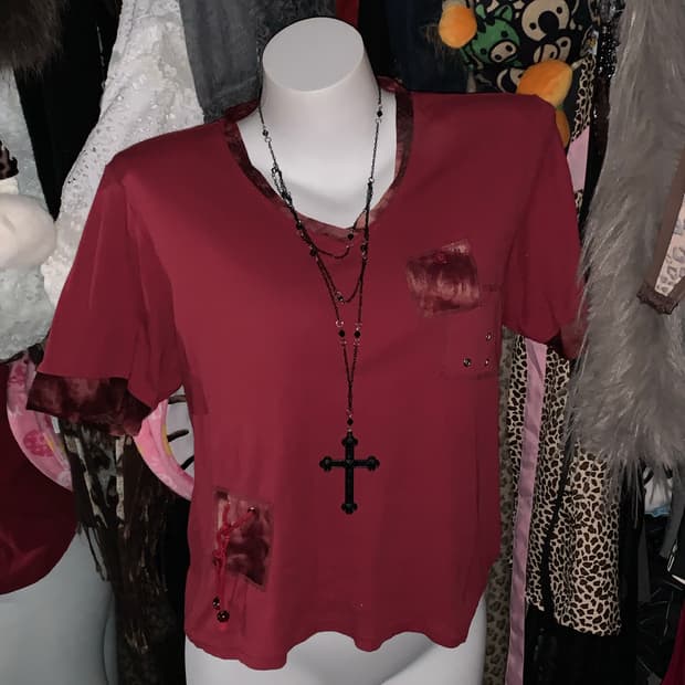 오리엔탈 그런지 펑크 포켓 반팔