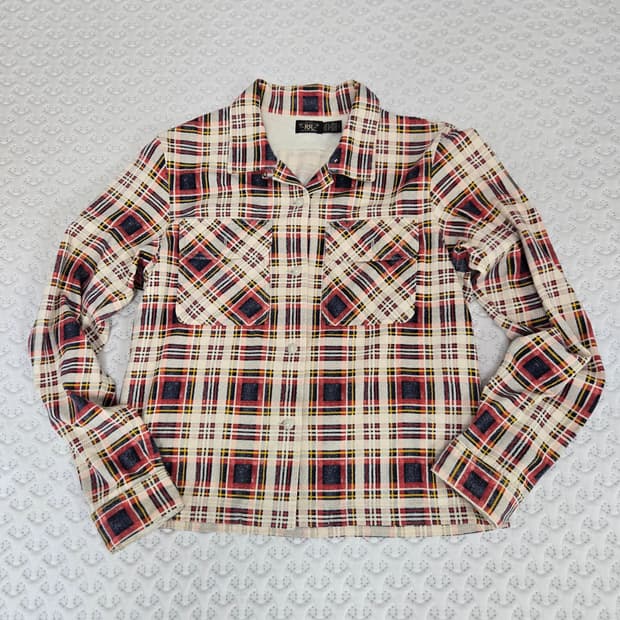 rrl 플란넬 여성 체크 셔츠