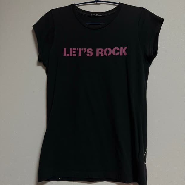 히스테릭글래머 let’s rock 티셔츠