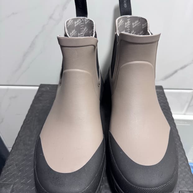 락피쉬웨더웨어x고요웨어 트레일 레인부츠 애쉬브라운 275