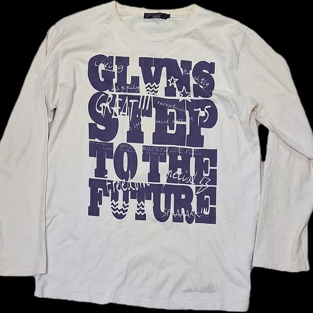 일본빈티지 핀터깔y2k 오리엔탈락펑크 롱슬리브 L