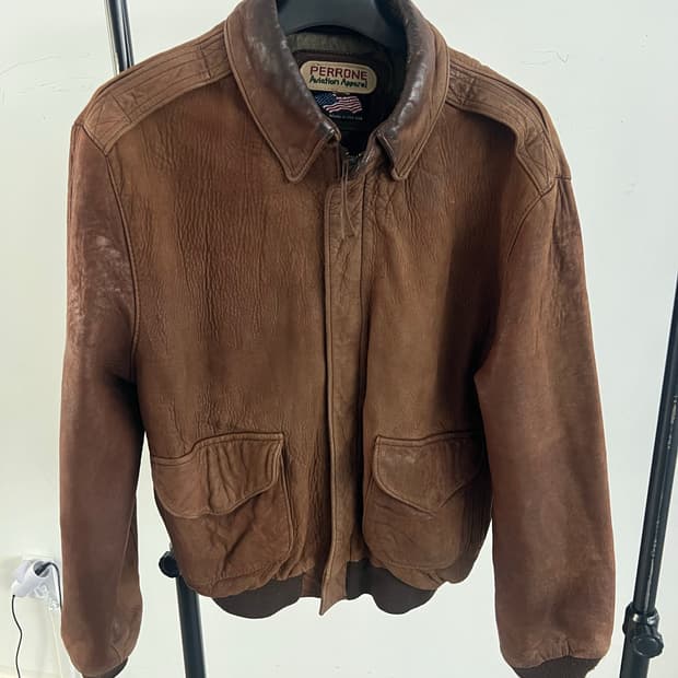 빈티지 Perrone A-2 레더자켓