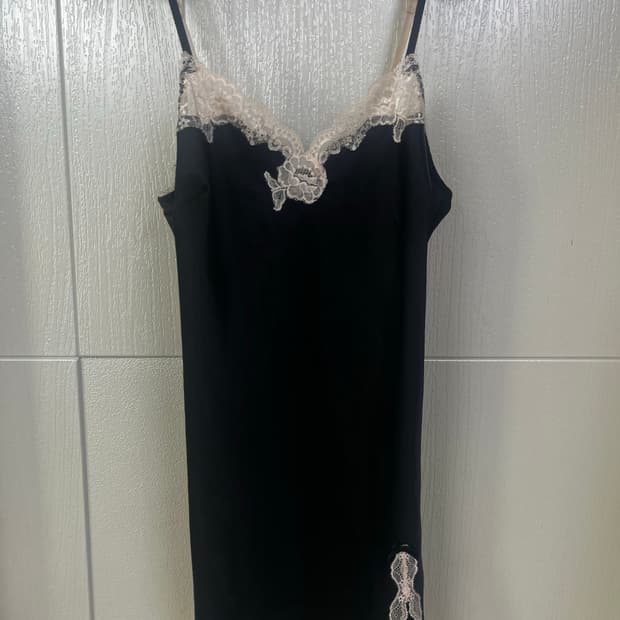 빅토리아 시크릿 슬립 레이스 드레스