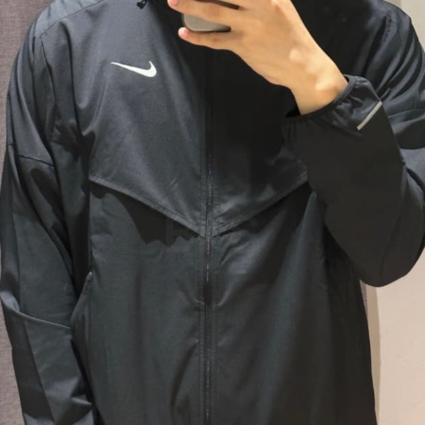 나이키 블랙 바람막이 L