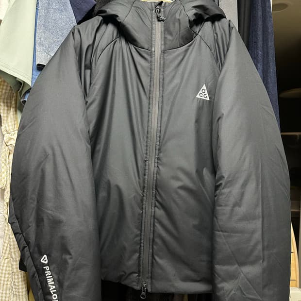 나이키 ACG 로프드 도프 패딩 블랙 우먼L