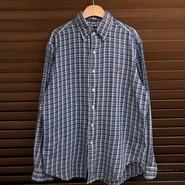 폴로 체크셔츠 