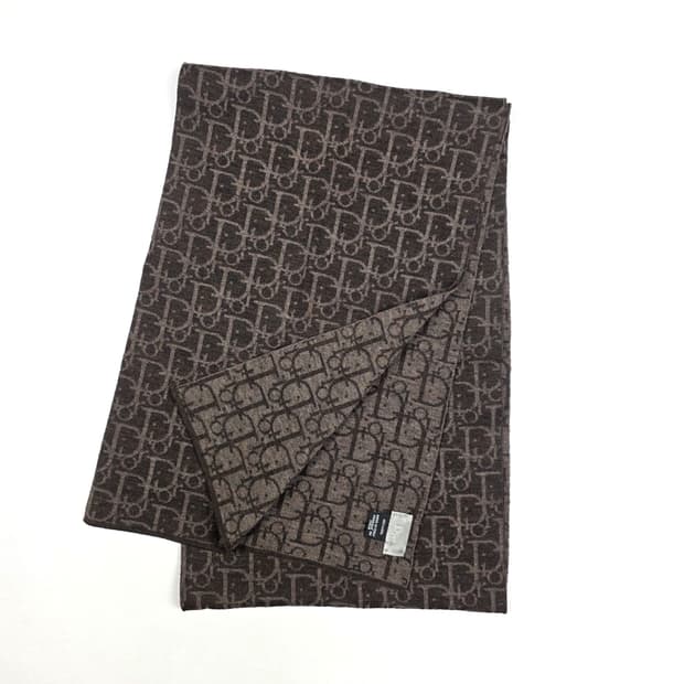 디올 오블리크 투톤 머플러