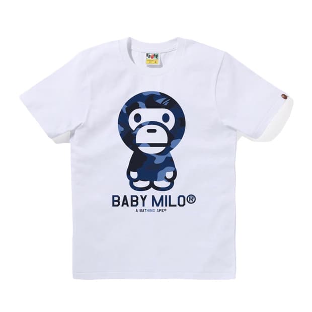 베이프 컬러 카모 베이비마일로 반팔티 반팔 s