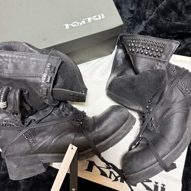 'Kmrii' 1602-B007 Chrome Boots 10