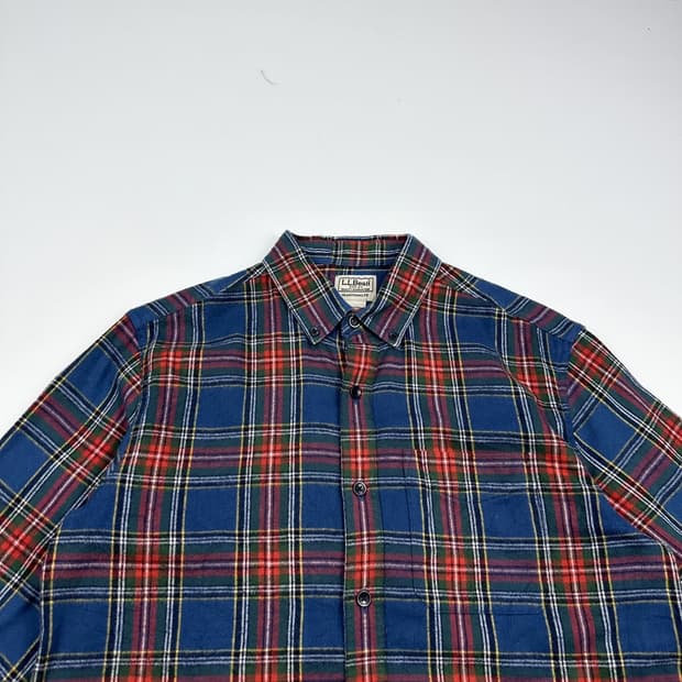 엘엘빈 L.L.Bean 레트로 포켓 체크 셔츠 (실측 L)