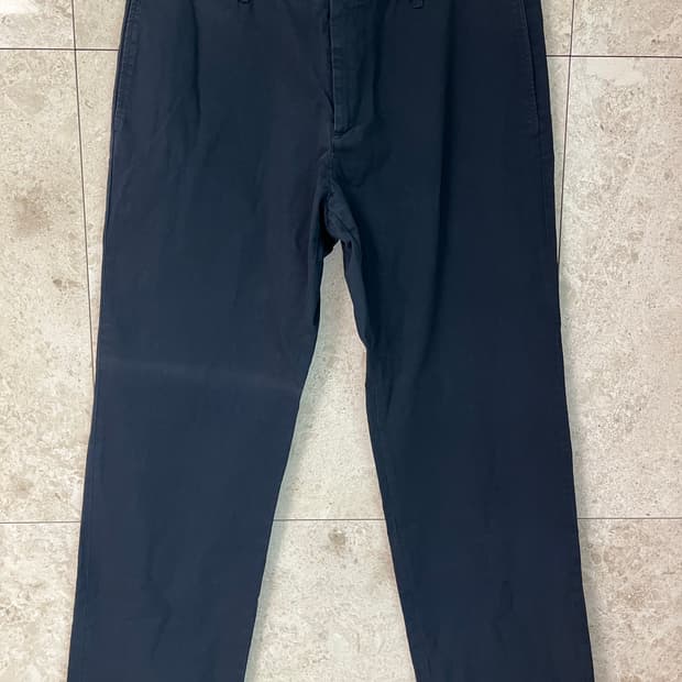 버버리 런던 남성 면바지 네이비 36사이즈