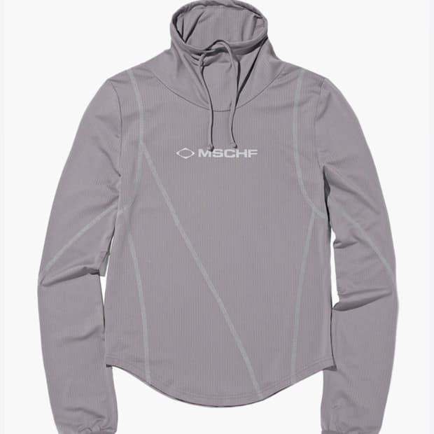 미스치프 드레이프드 터틀넥 탑