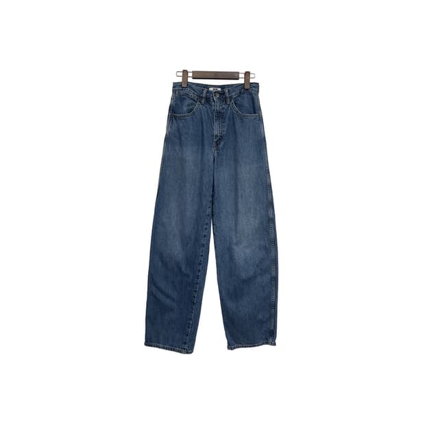 유니클로u 배기커브진 와이드핏 데님 팬츠