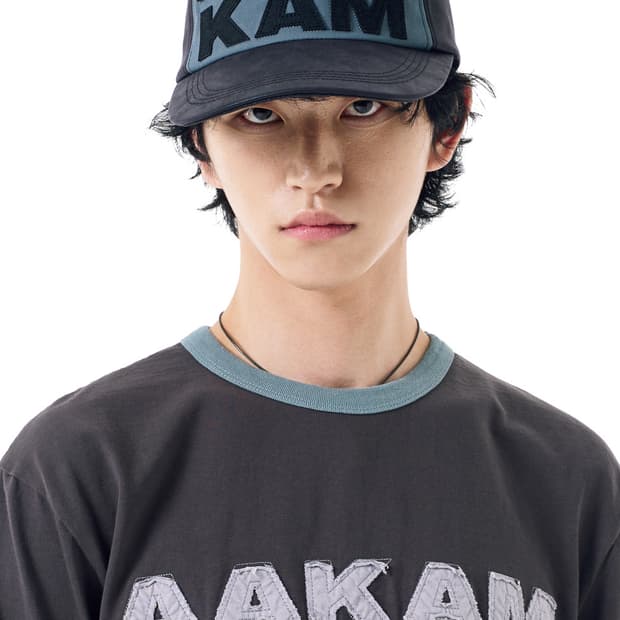 아캄 Leather Patch Ball Cap