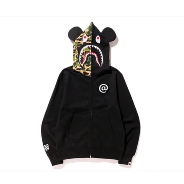 베이프 메디콤토이 베어브릭 후드집업 XXL