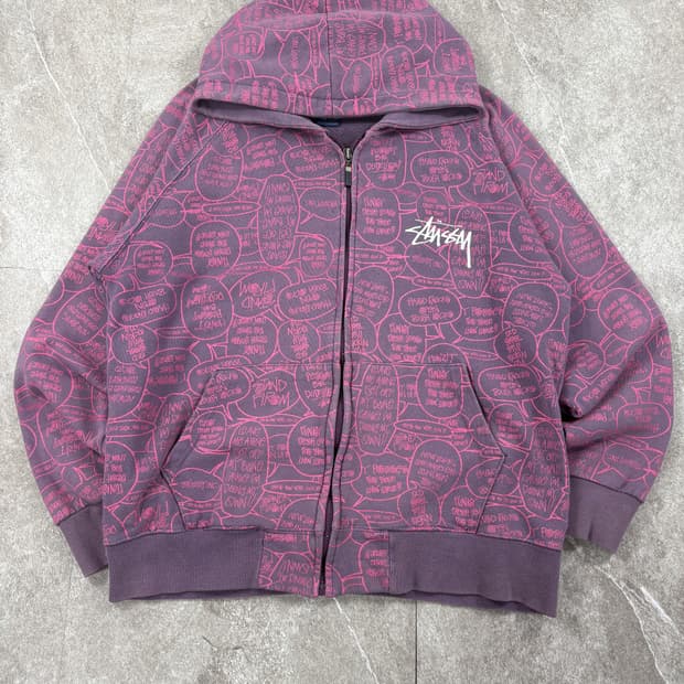 Stussy 00's Hoodie Zip-up   