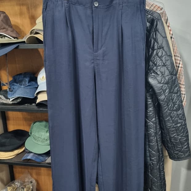 남성 세미와이드 자라바지 34~35(밴딩팬츠) 기장110