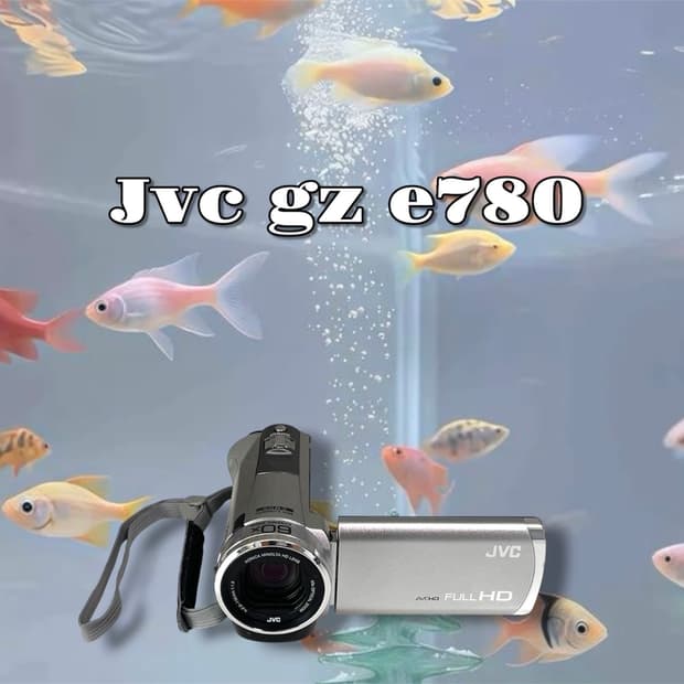🩶S급/ 인기컬러/jvc e780 빈티지 캠코더