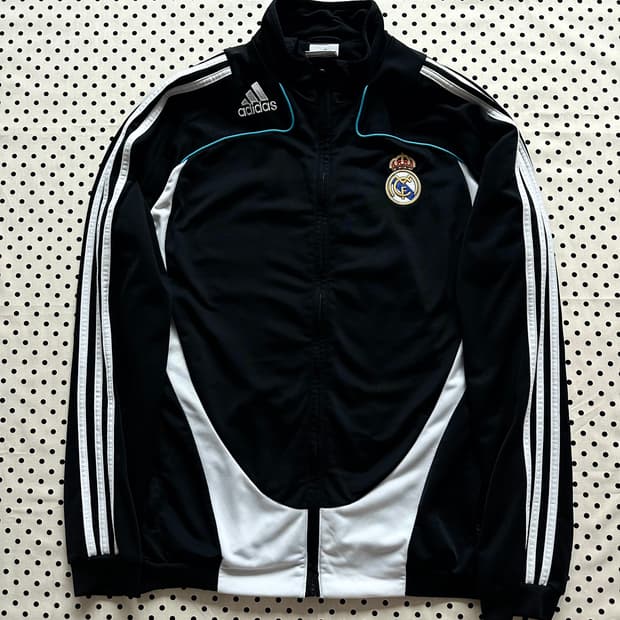아디다스 레알마드리드 08-09 00s 트레이닝 집업 트랙탑 져지 