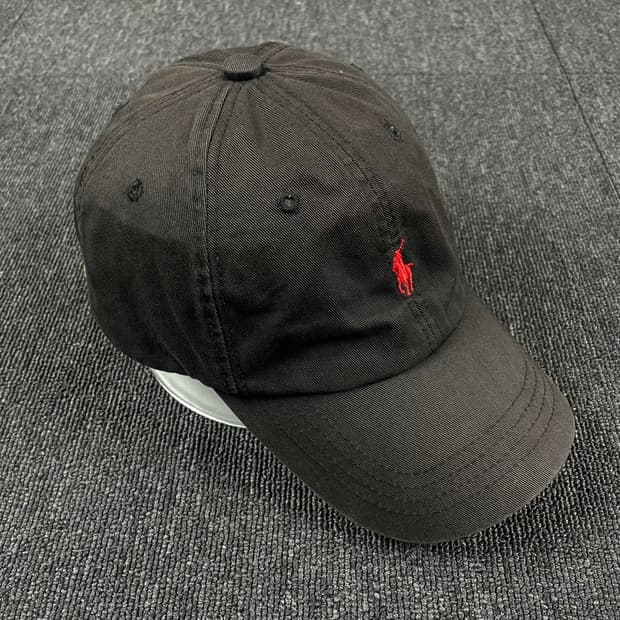 폴로 가죽 트랩 볼캡