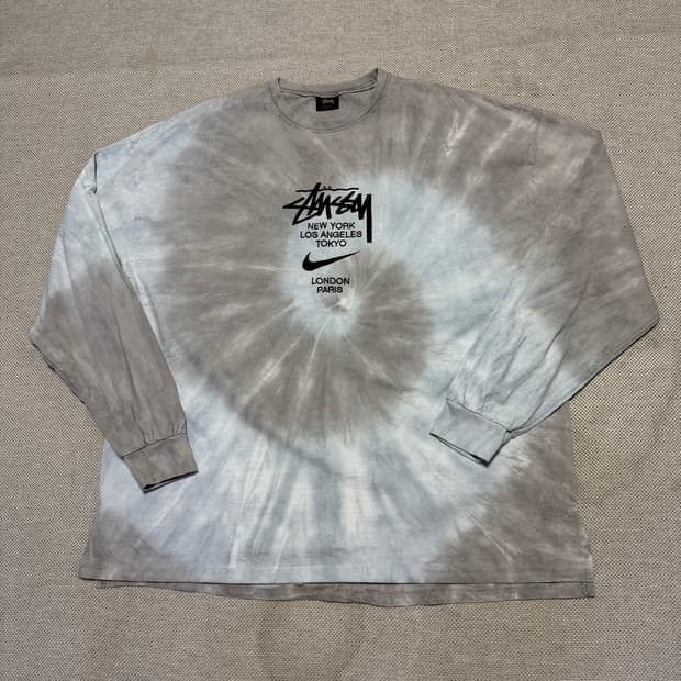 스투시 나이키 타이다이 롱 슬리브