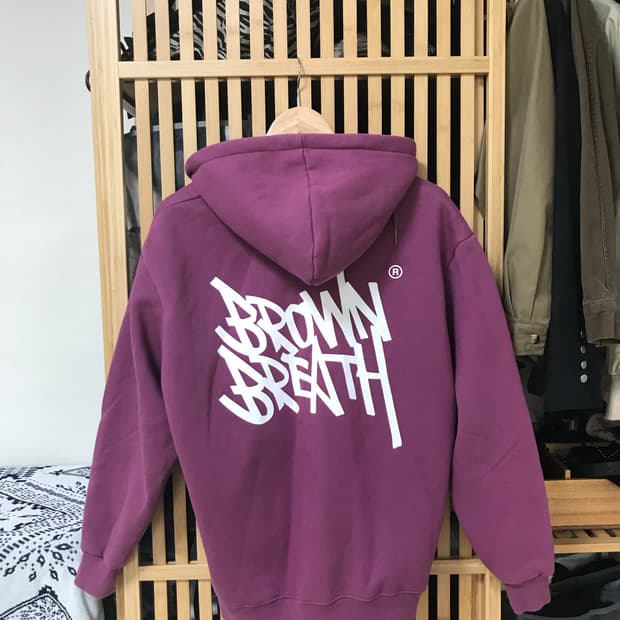 브라운브레스 후드티
