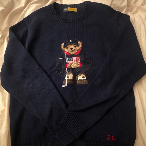 폴로 베어 니트 네이비 polo ralph lauren golf Navy