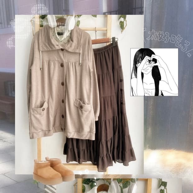 몽글빈티지 세트(이너, 상의, 하의)