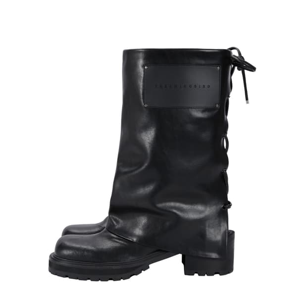 [235]트리밍버드 폴디드 레이스업 부츠