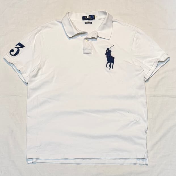 폴로 랄프로렌 빅포니 치프키프 신형 카라티 화이트